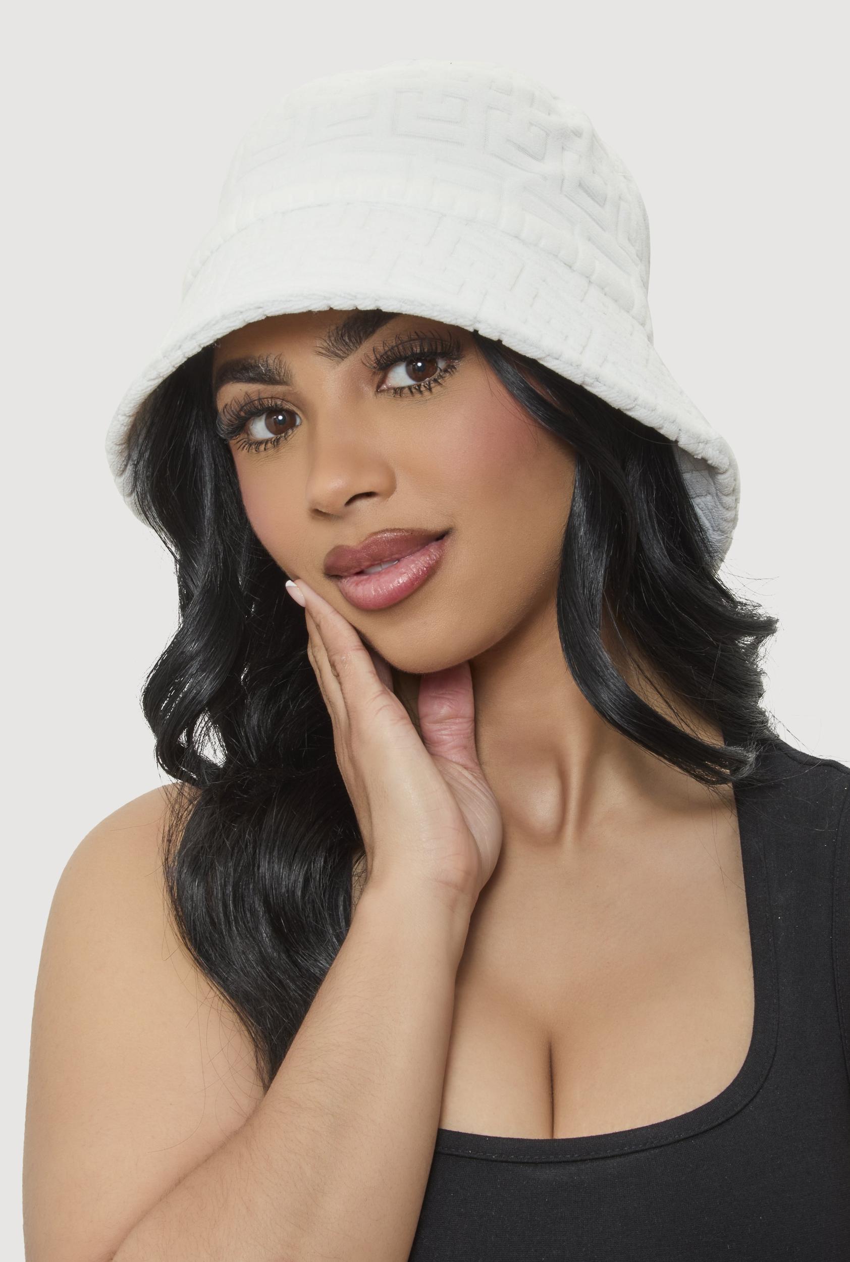 Greek Key Bucket Hat Female Product Image