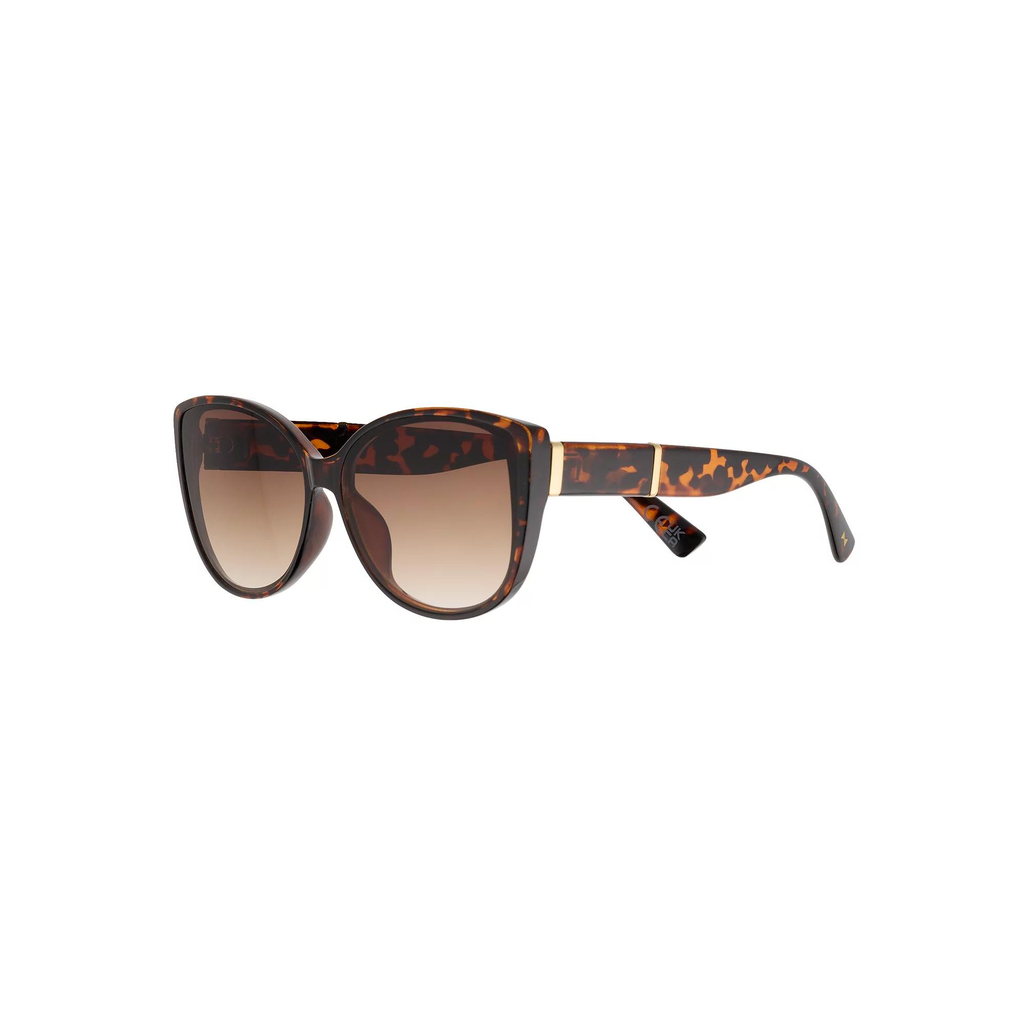 Womens LC Lauren Conrad Welly Cay Eye Sunglasses, Green Product Image