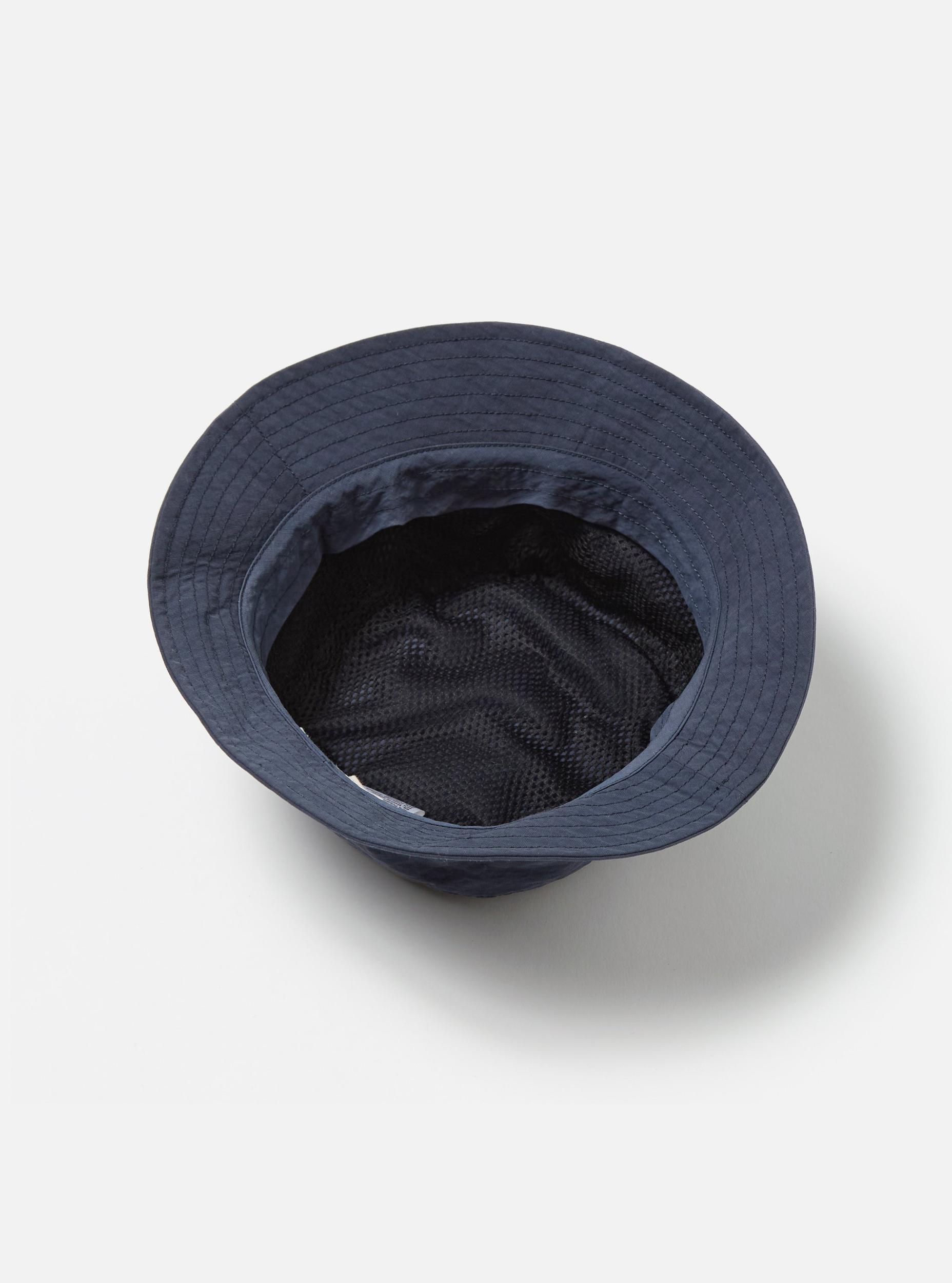 Universal Works Beach Hat in Navy Recycled Splash Nylon Product Image