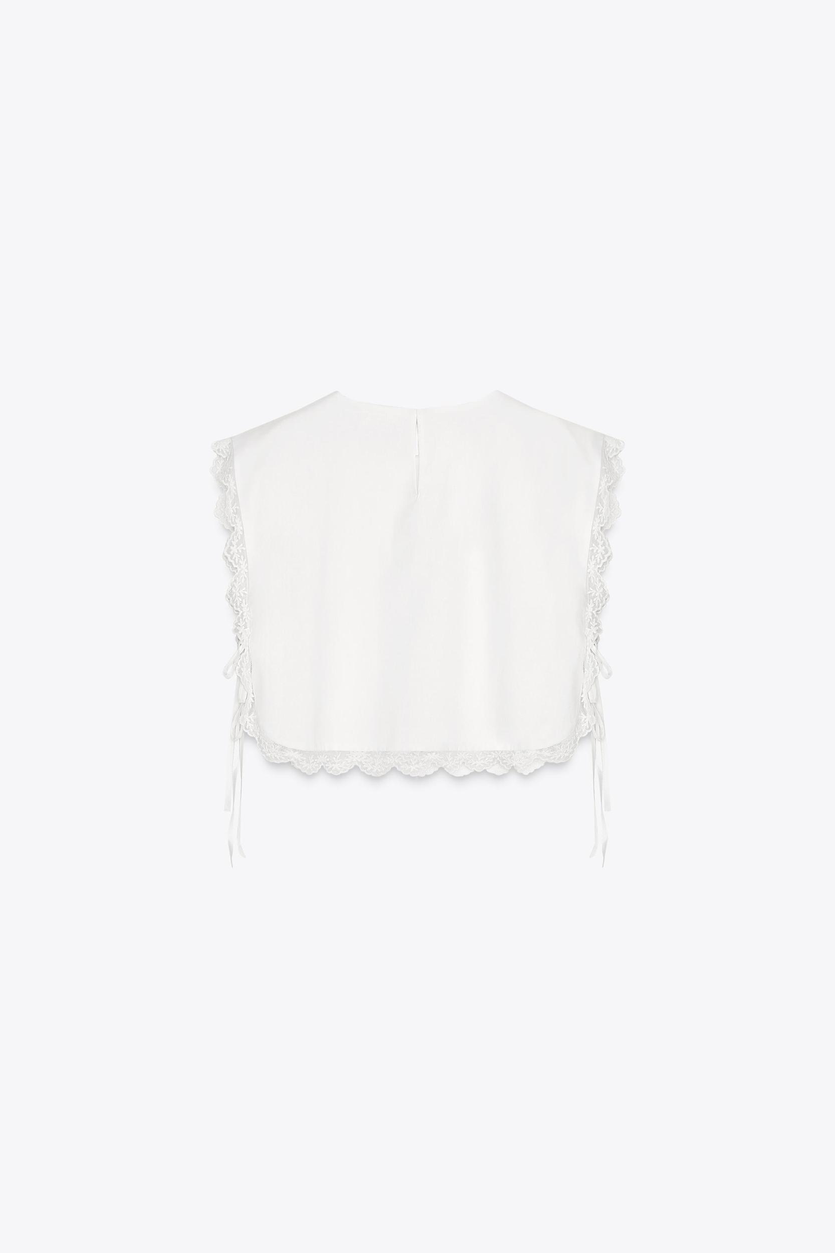 EMBROIDERED TIE TOP Product Image