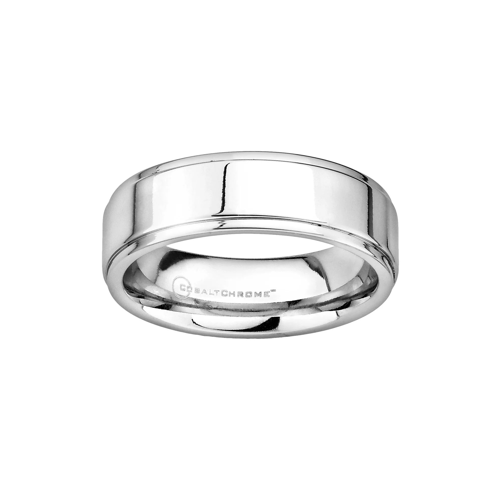 Boston Bay Diamonds Cobalt Chrome Wedding Band - Men, Men's, Size: 12.50, Grey Product Image