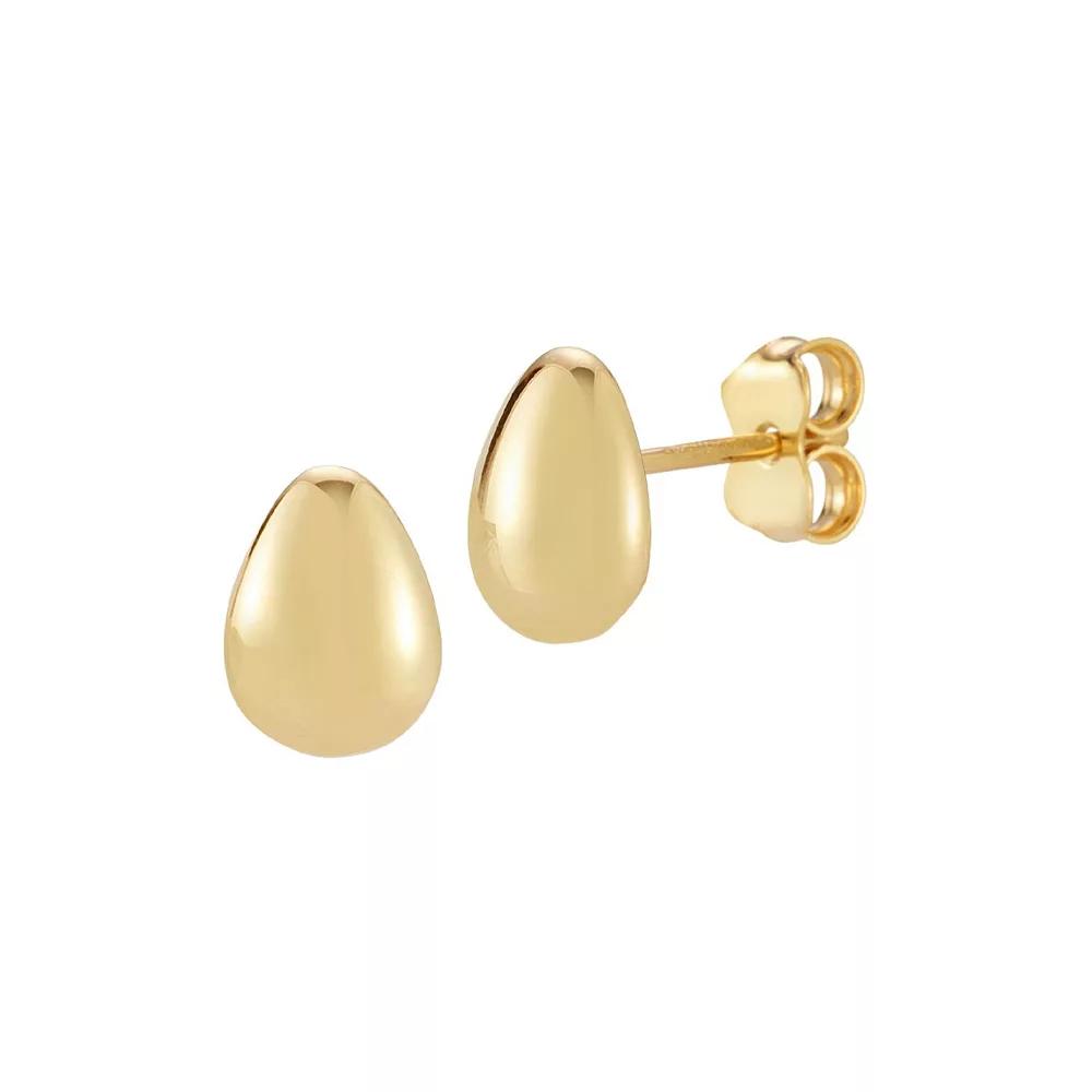 LUMINOR GOLD 14k Gold Drop Stud Earrings, Women's Product Image