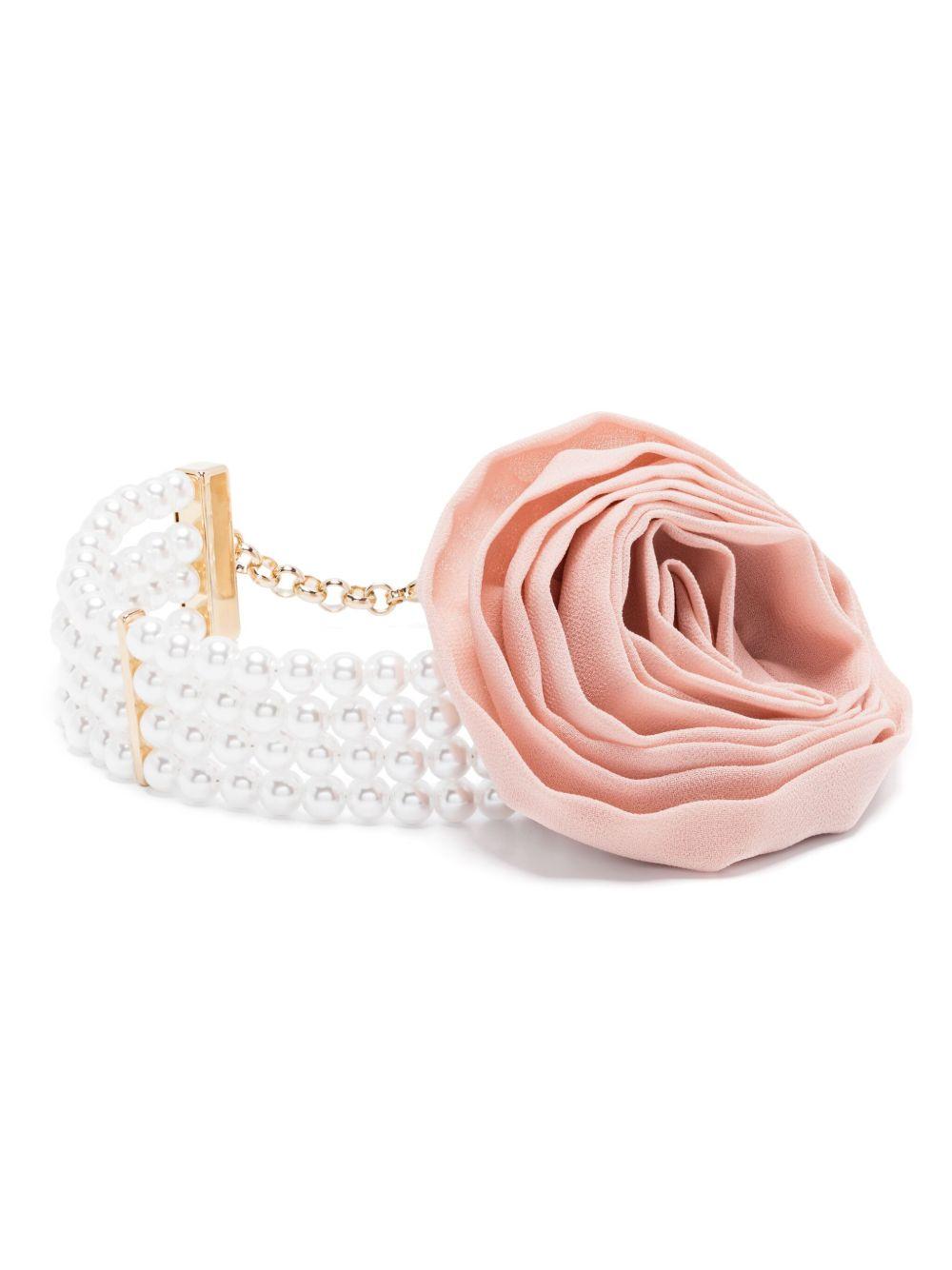 floral-appliqué chocker Product Image