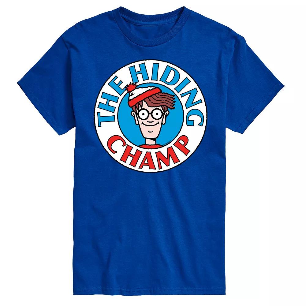 Men's Where's Waldo The Hiding Champ Graphic Tee,  Product Image