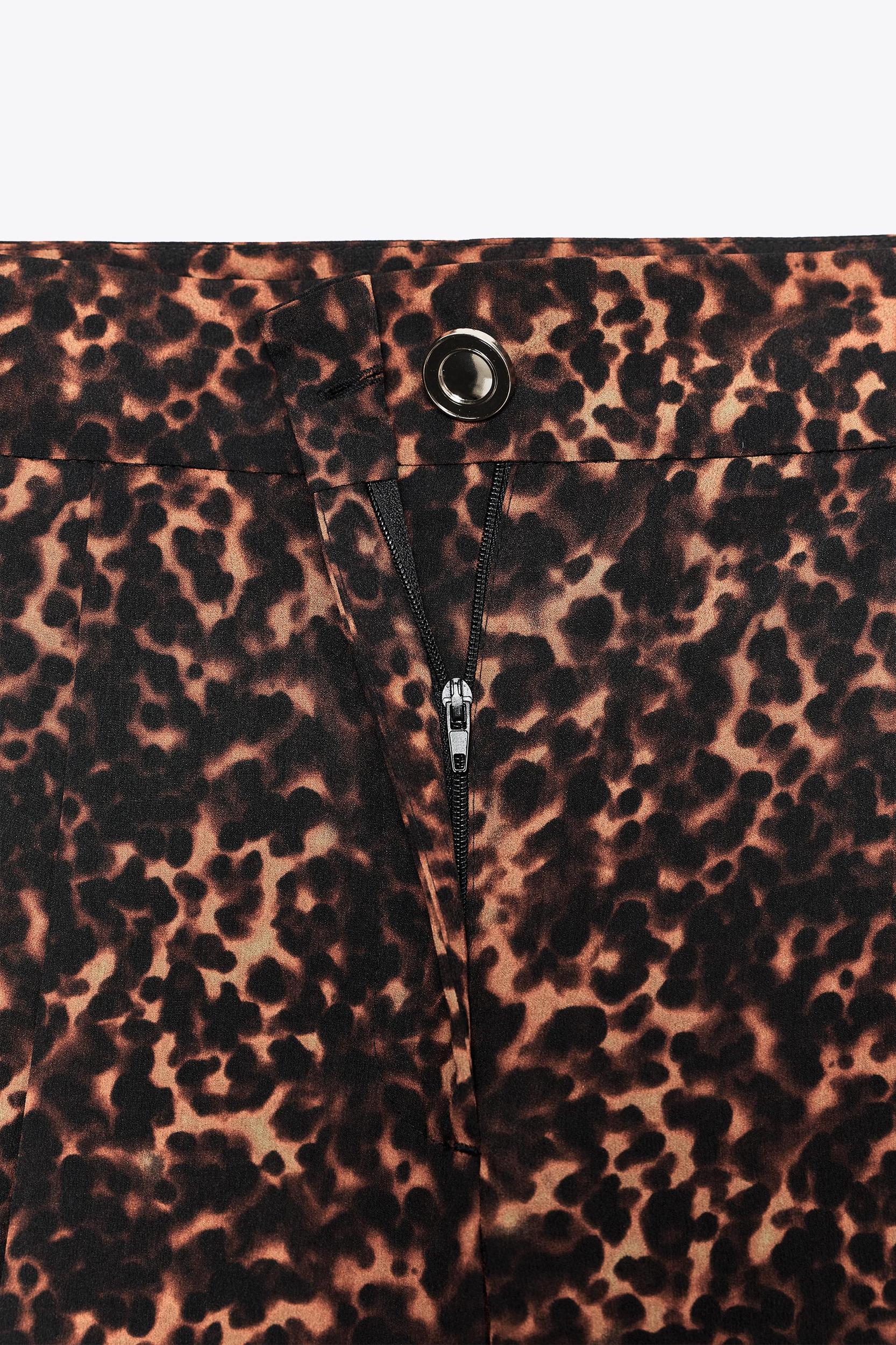 ANIMAL PRINT PALAZZO PANTS Product Image