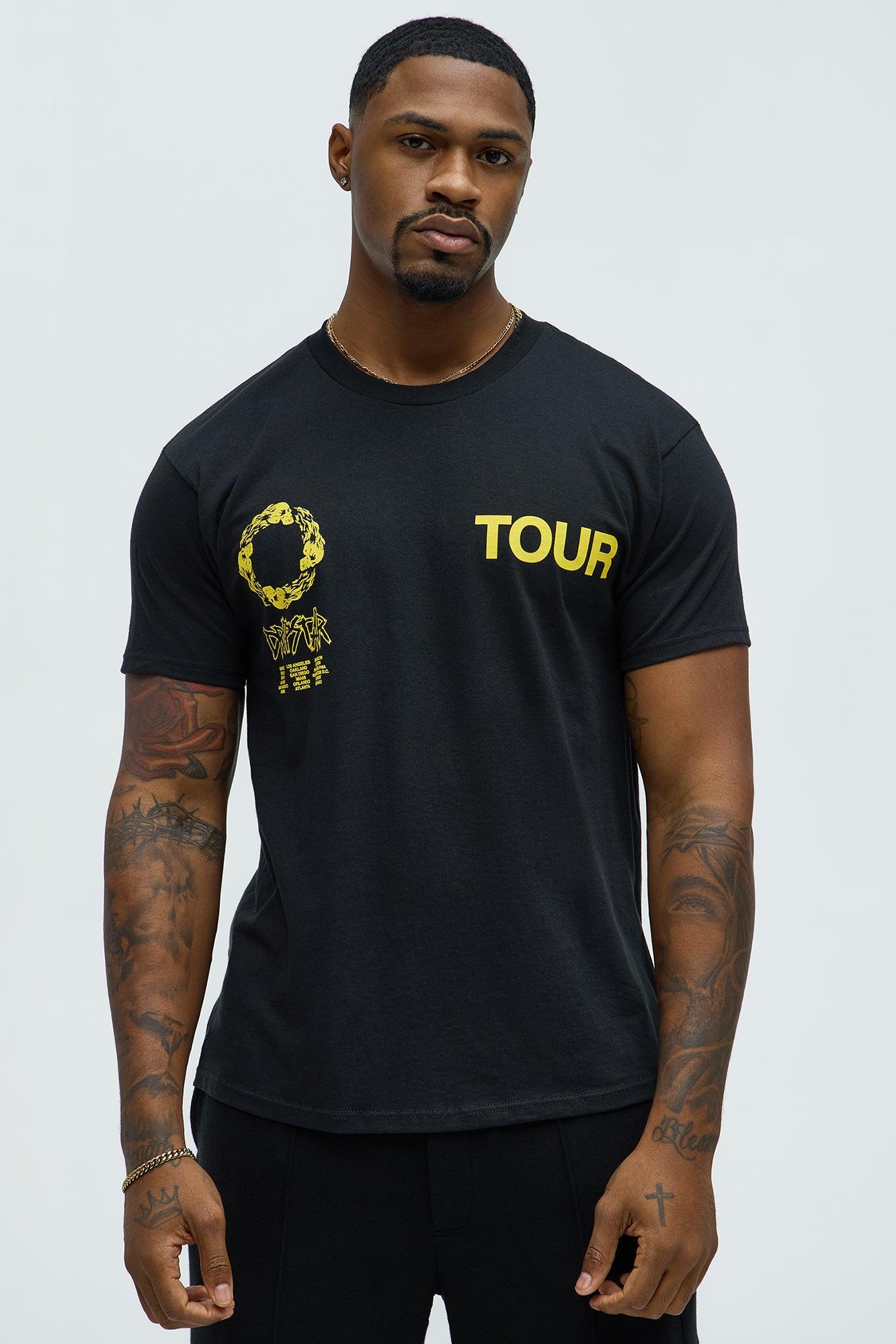 Tour Short Sleeve Crew Neck T shirt - Black Product Image