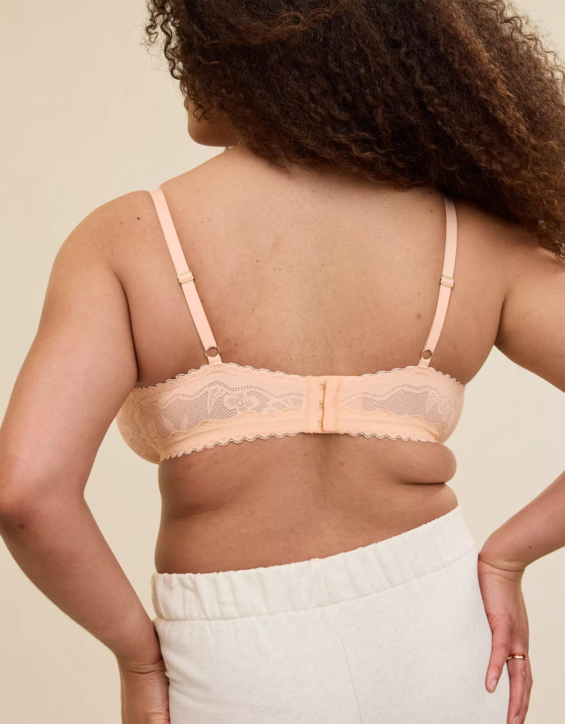 Show Off Feeling Femme Lace Triangle Bralette  Product Image