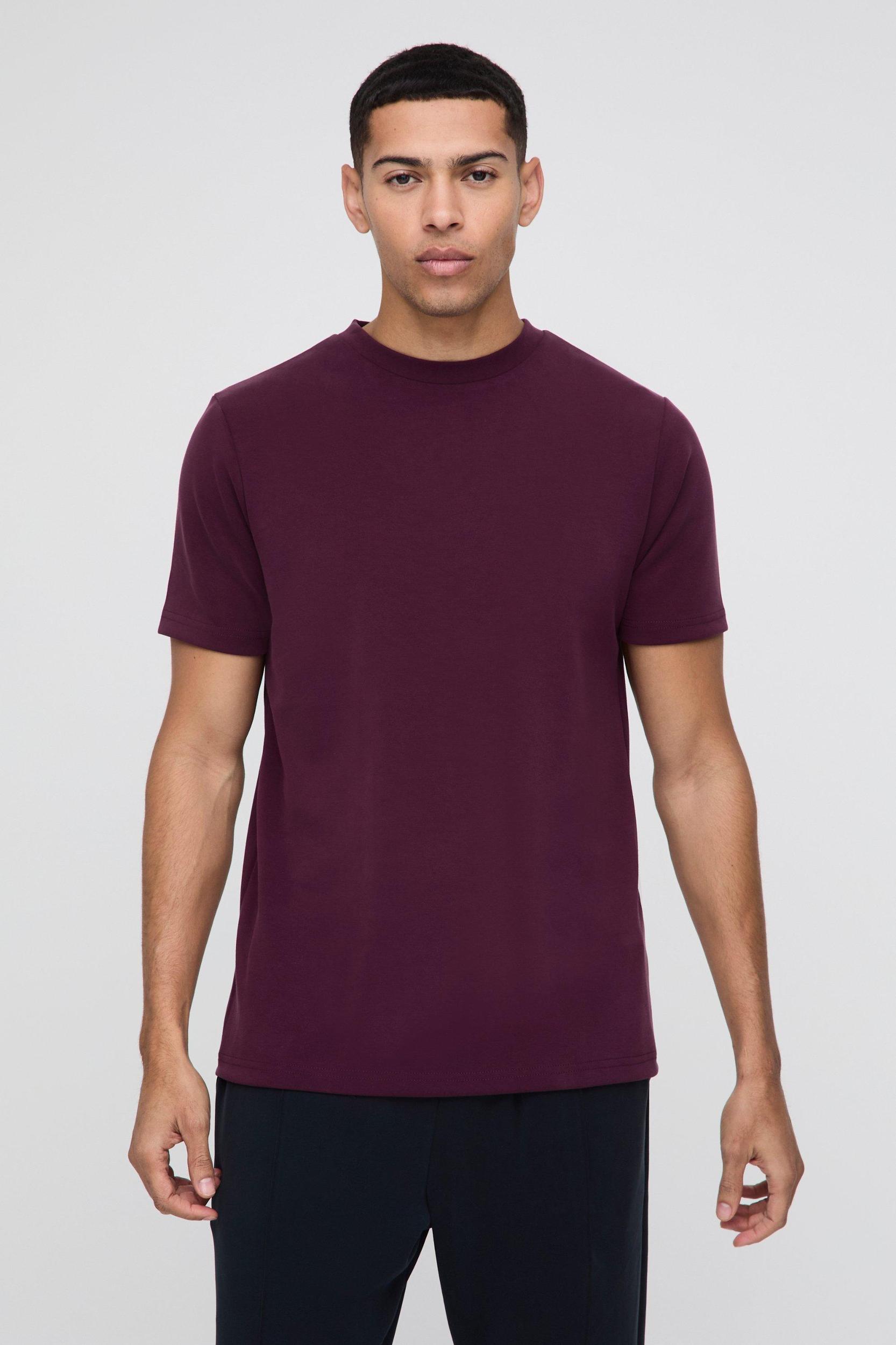 Slim Fit Soft Peached T-shirt | boohooMAN USA Product Image