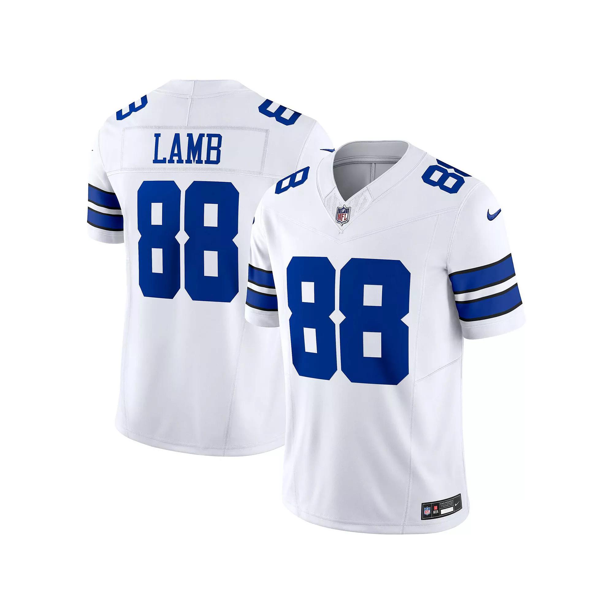 Men's Nike CeeDee Lamb White Dallas Cowboys Vapor F.U.S.E. Limited Jersey,  Product Image