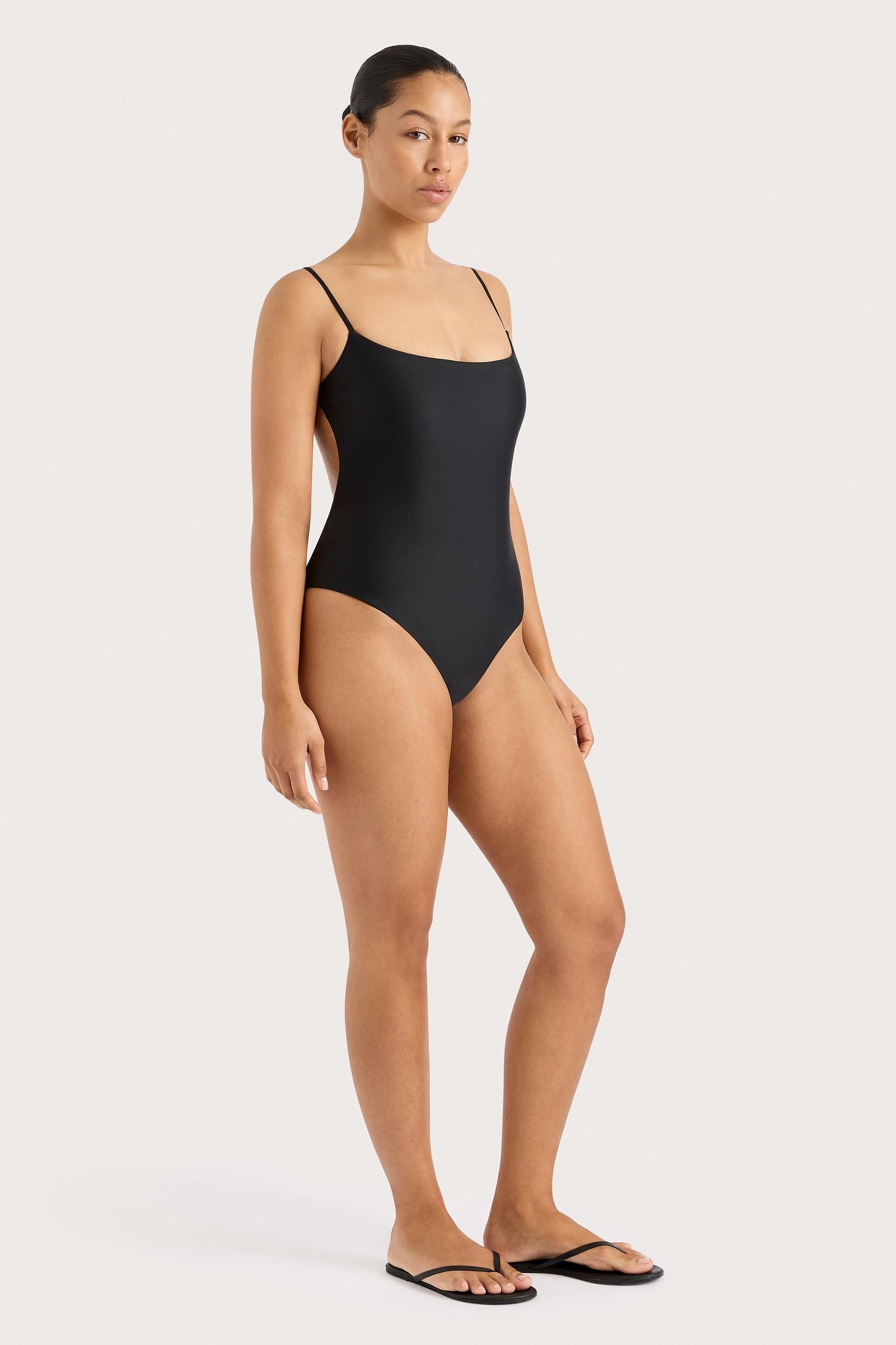 Cabo String One Piece Black - Final Sale Product Image