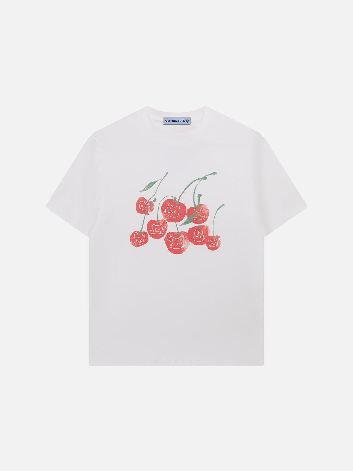 Aelfric Eden Cartoon Cherry Print Tee Female Product Image