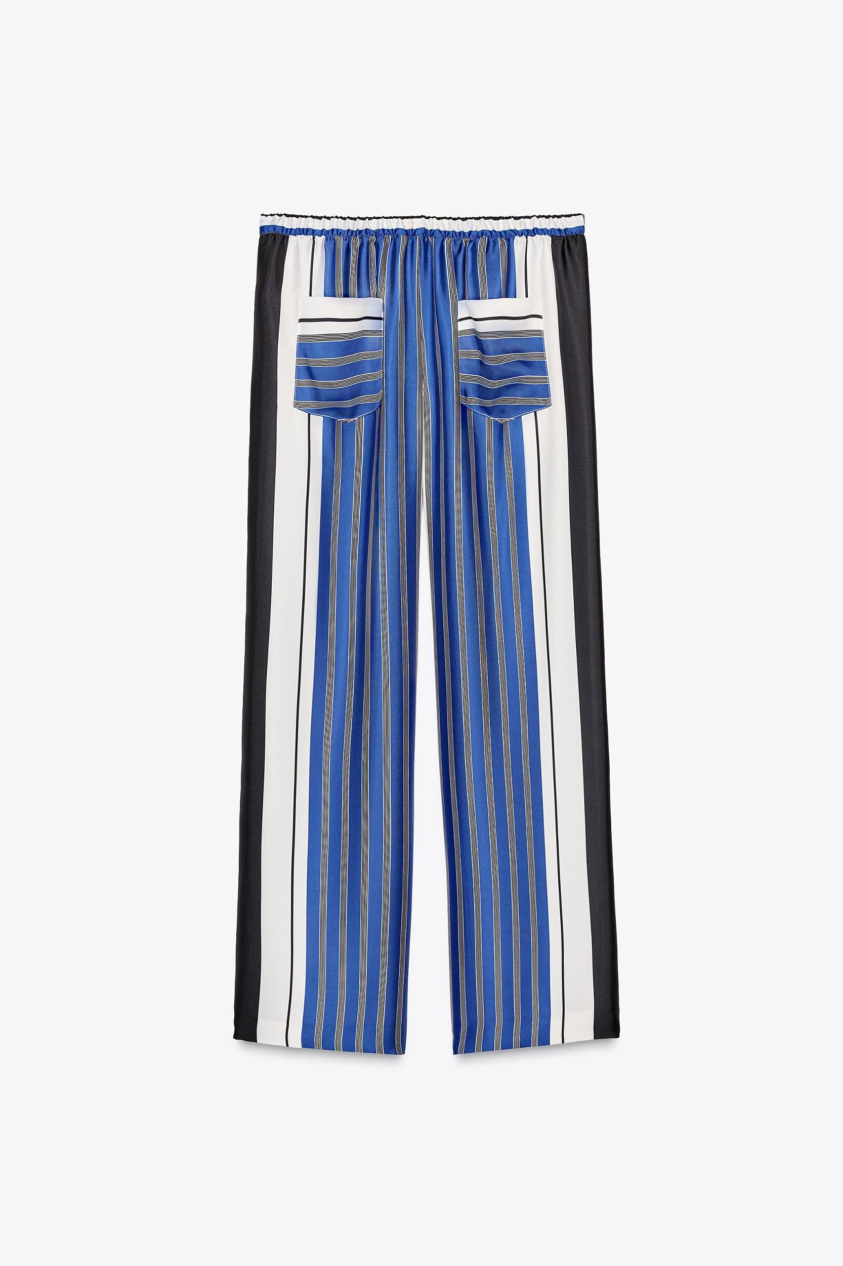 STRIPED PANTS ZW COLLECTION Product Image
