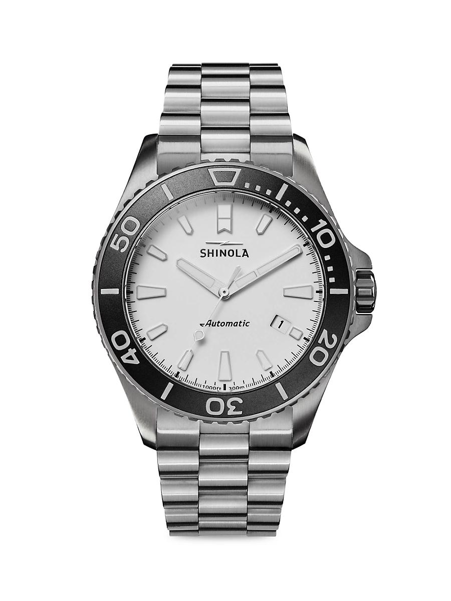 Mens Ice Monster Brushed Titanium Bracelet Watch Product Image