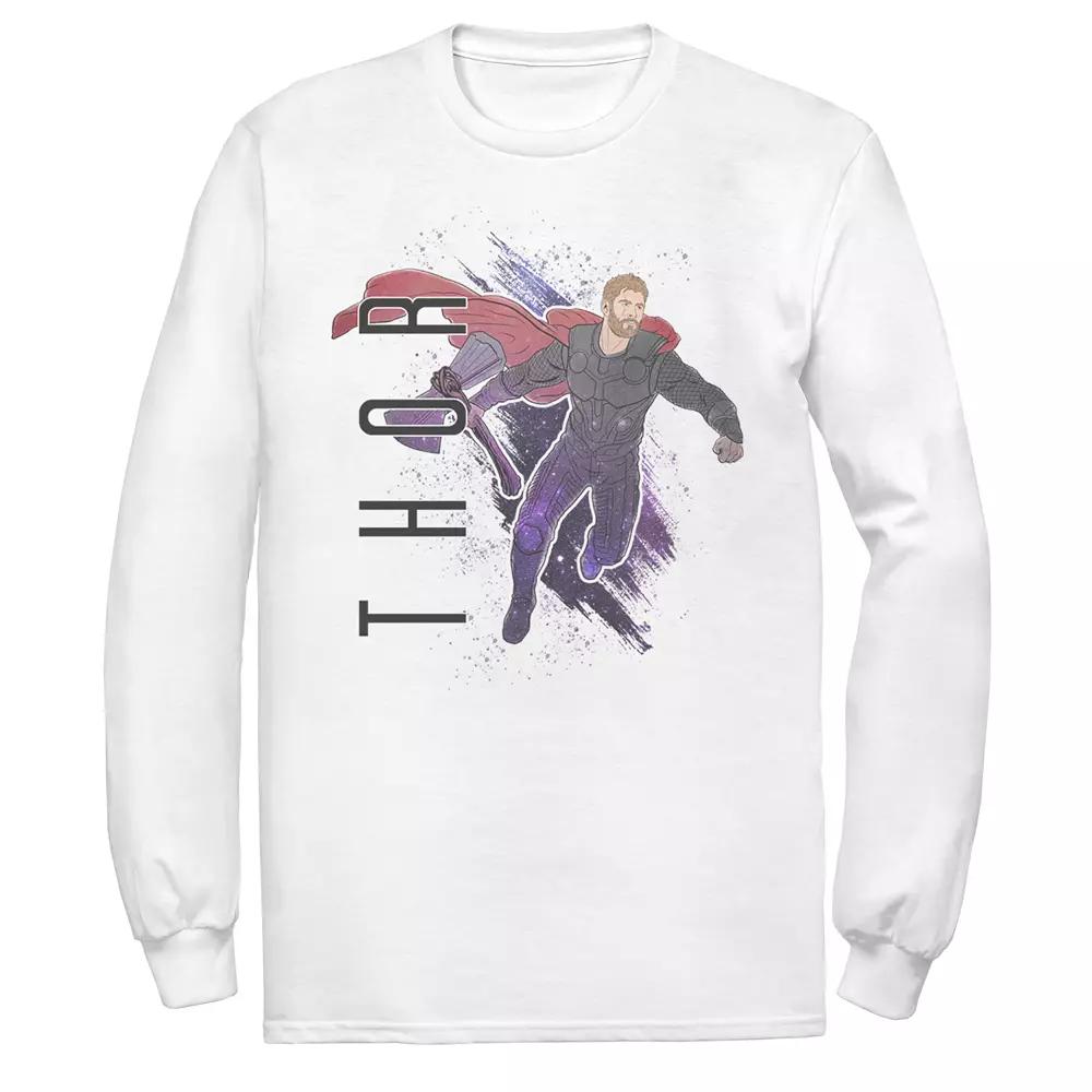 Men's Avengers Endgame Thor Tee, Size: XL, White Product Image