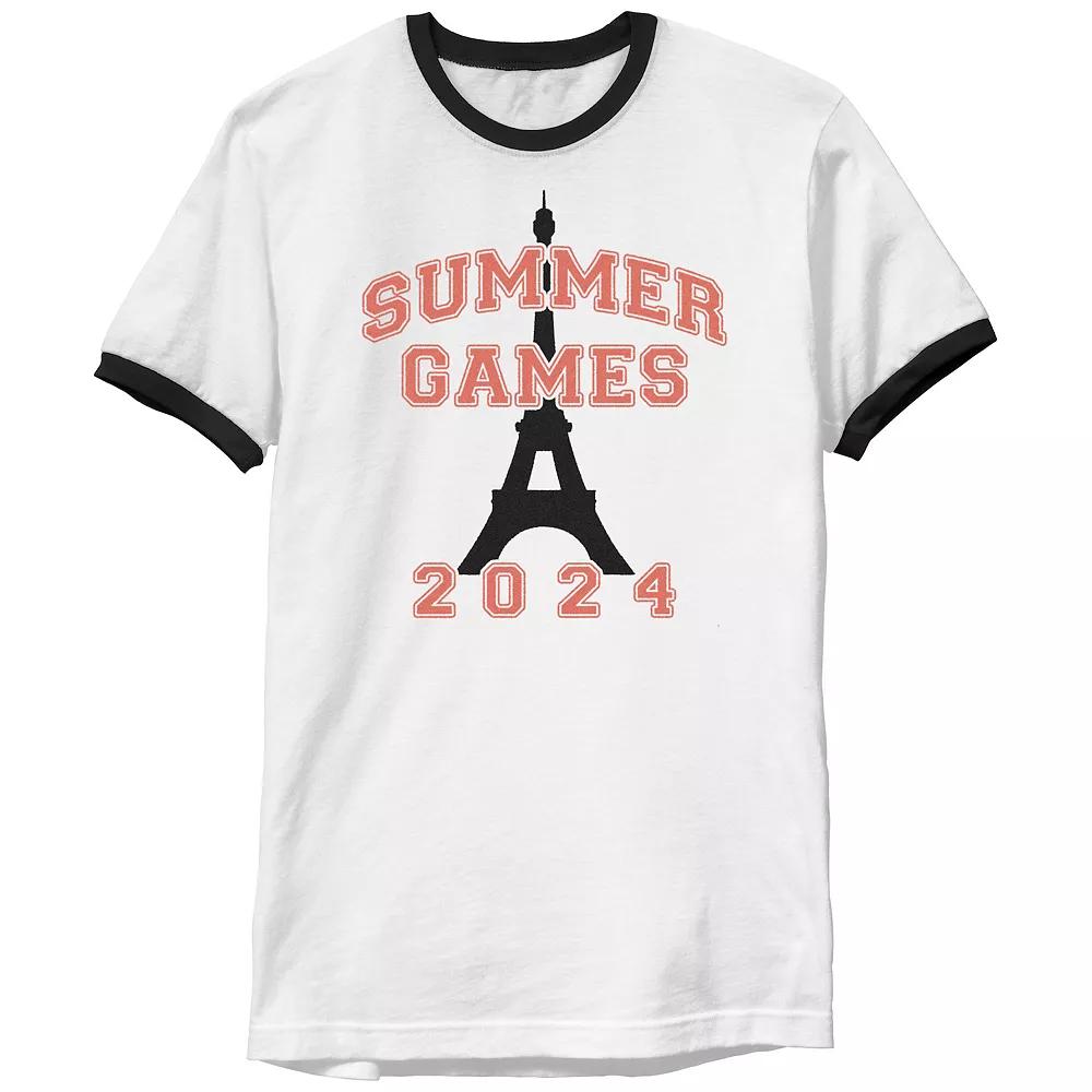 Men's Summer Games 2024 Ringer Graphic Tee,  Product Image