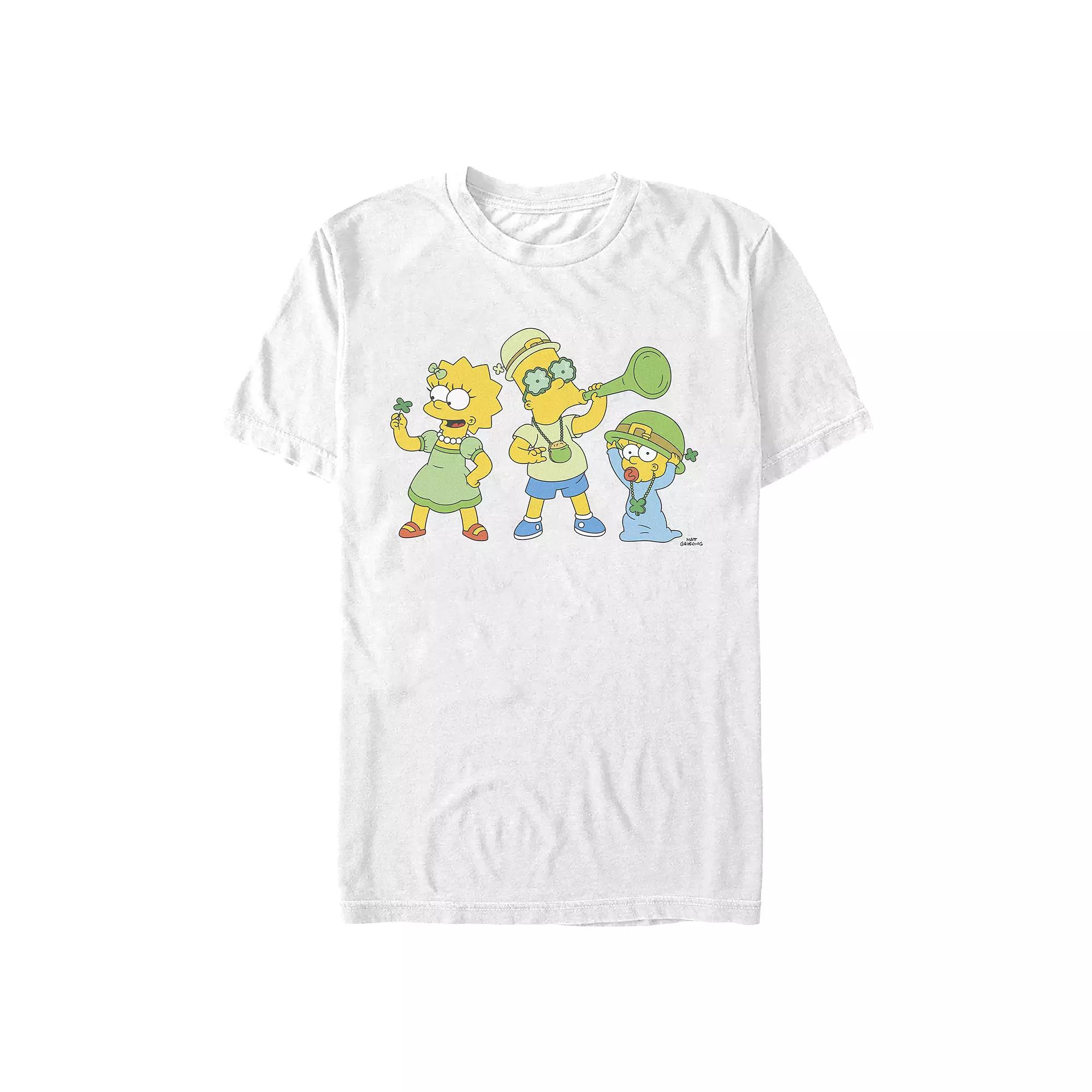 Men's The Simpsons Saint Patrick's Day Party Graphic Tee,  Product Image