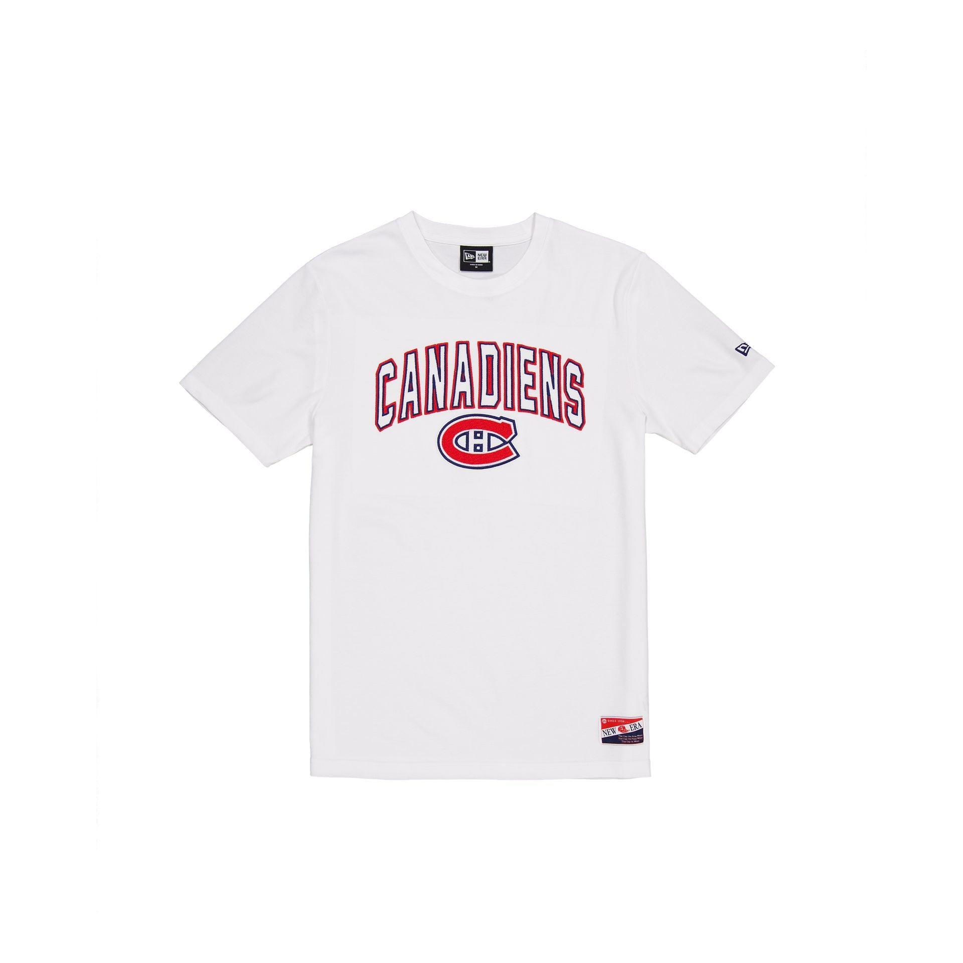 Montreal Canadiens Throwback White T-Shirt Male Product Image
