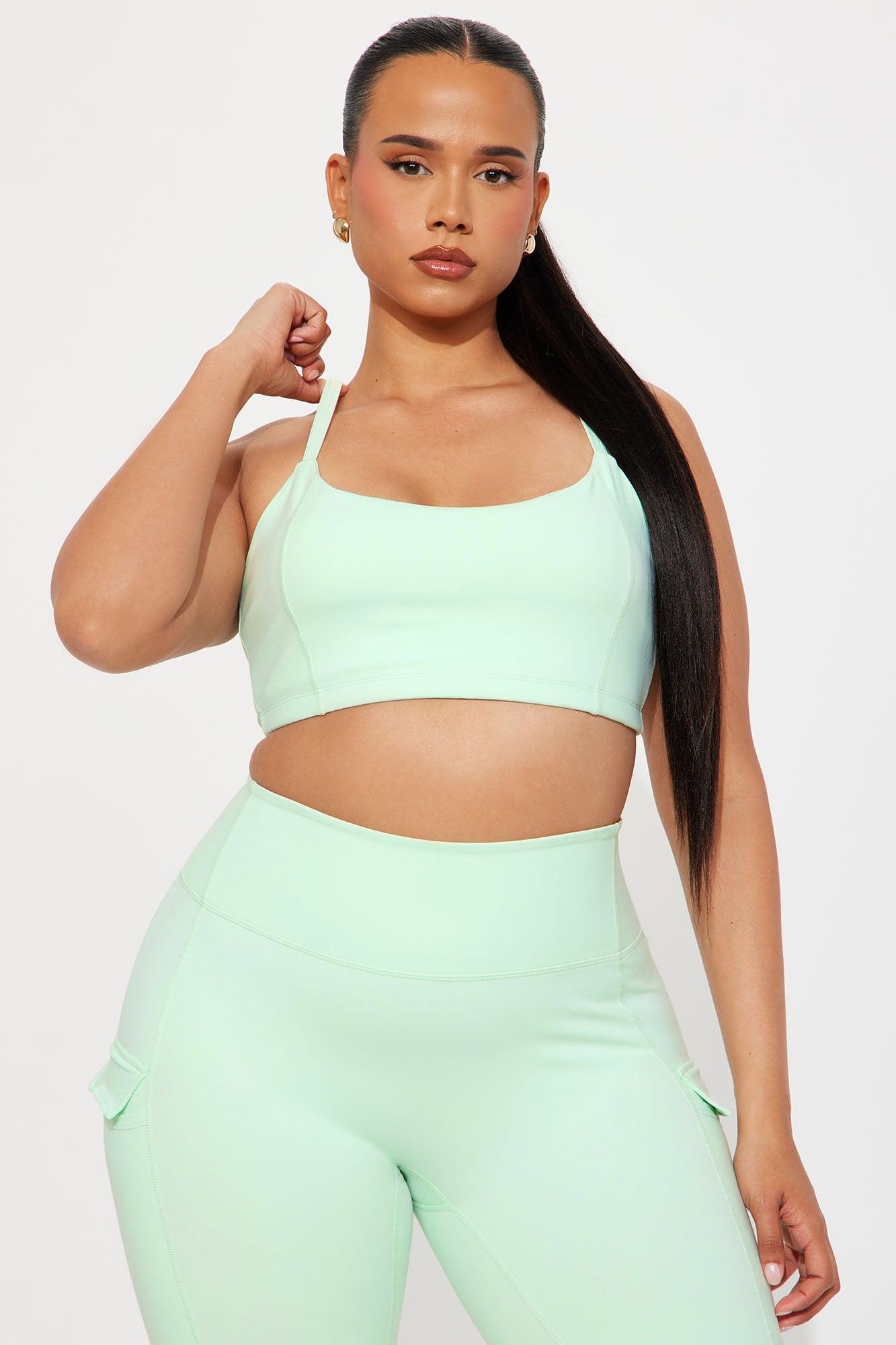 Sweat Out Super Soft Sports Bra - Mint Product Image
