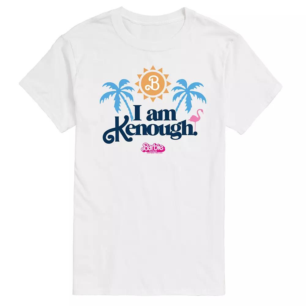 Men's Barbie The Movie I Am Kenough Palm Trees Graphic Tee,  Product Image