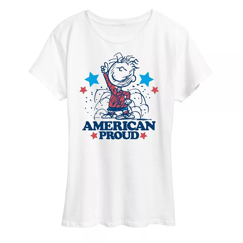 Women's Peanuts Pigpen American Proud Graphic Tee,  Product Image