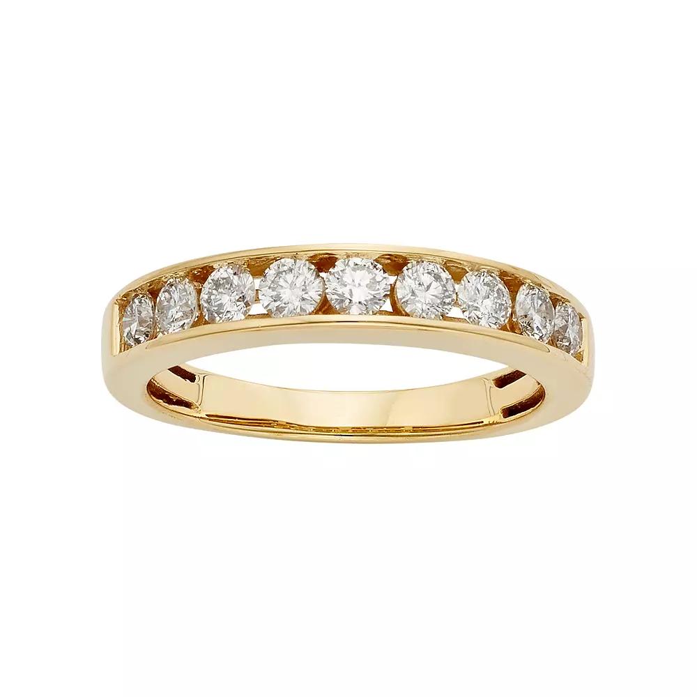 The Regal Collection IGL Certified Diamond Wedding Ring in 14k Gold (3/4 Carat T.W.), Women's, Size: 8, White Product Image