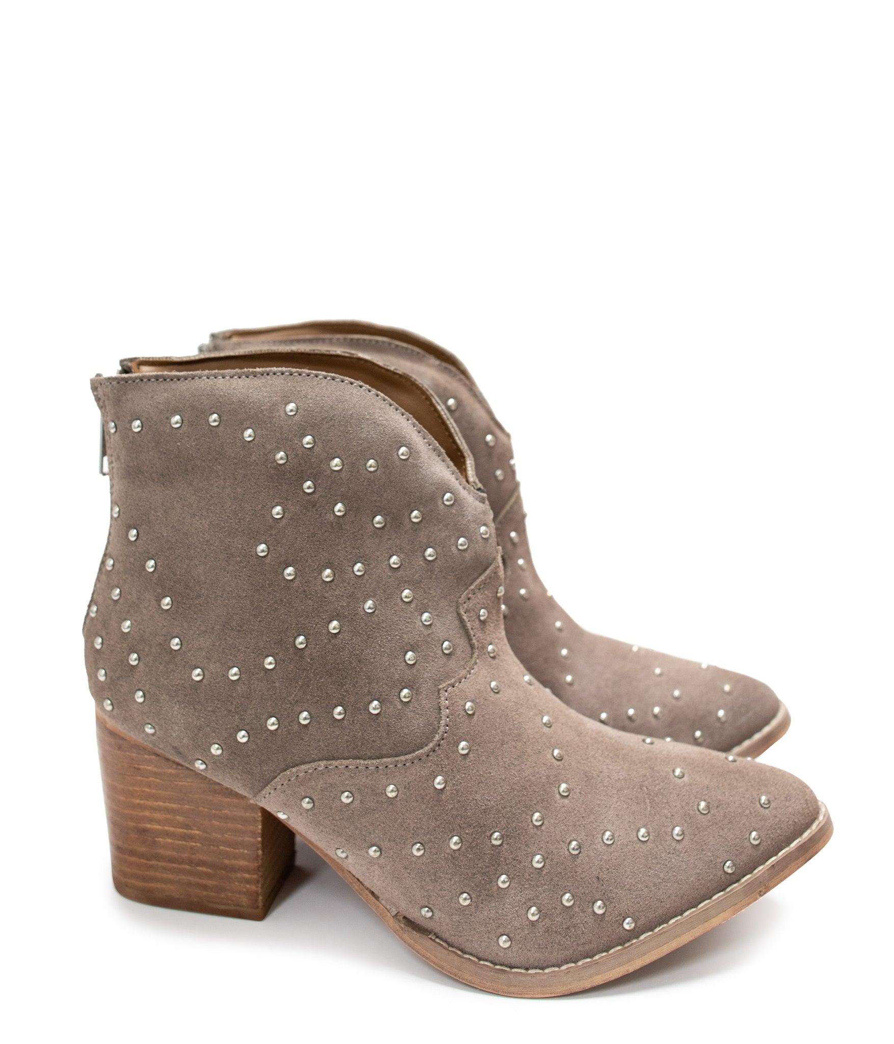 Twilight Studded Heeled Ankle Boot in Denim (Online Exclusive) Product Image