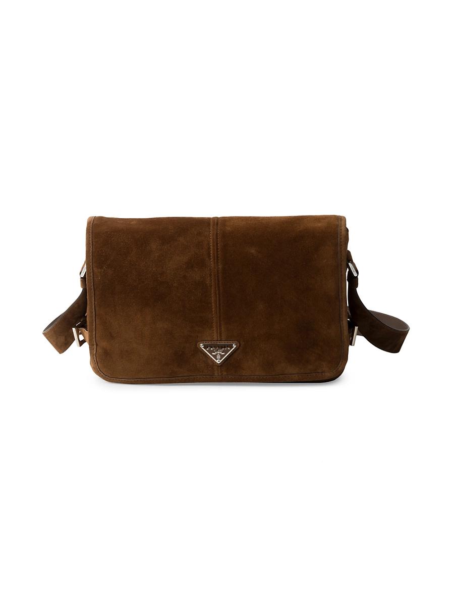 Mens Suede Shoulder Bag Product Image
