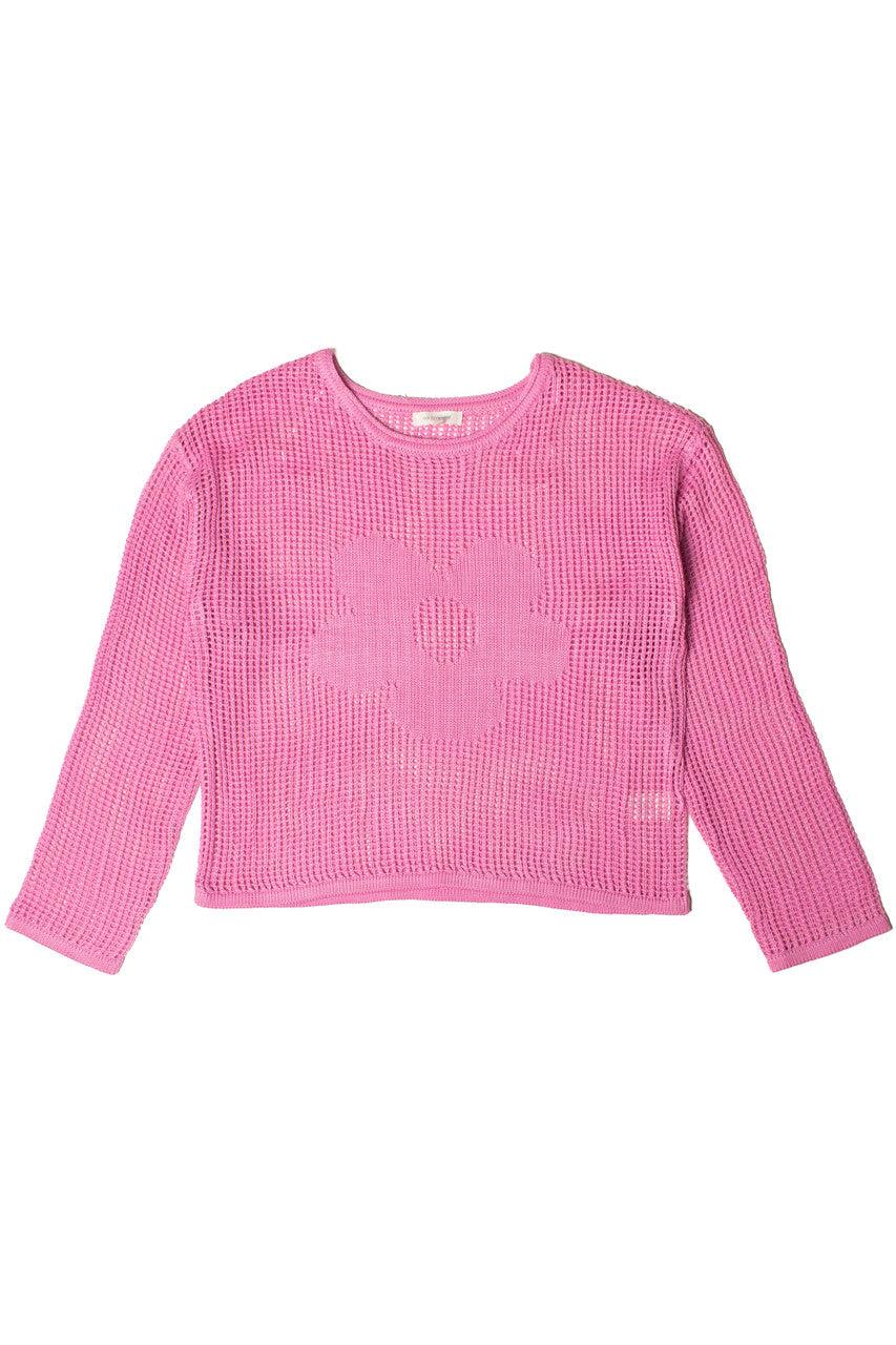 Knit Mesh Sweater Product Image