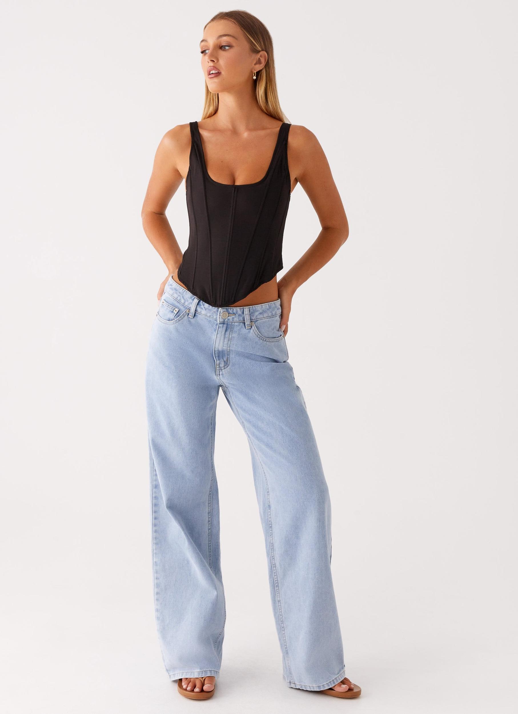 Narelle Corset Top - Black Product Image