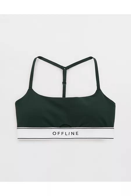 OFFLINE By Aerie The Hugger Logo Elastic Sports Bra Women's Product Image