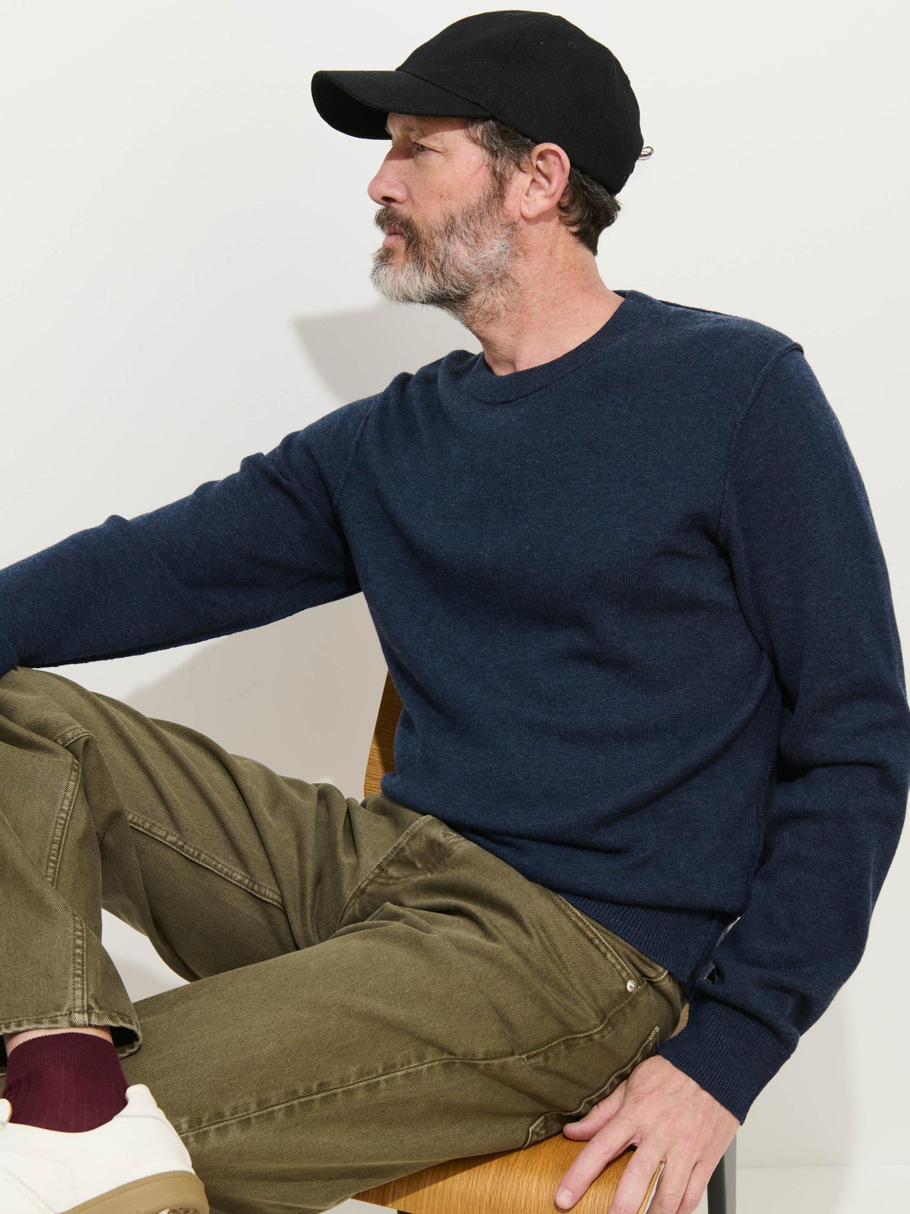 Reverse Seam Crew In Wool Cotton Product Image