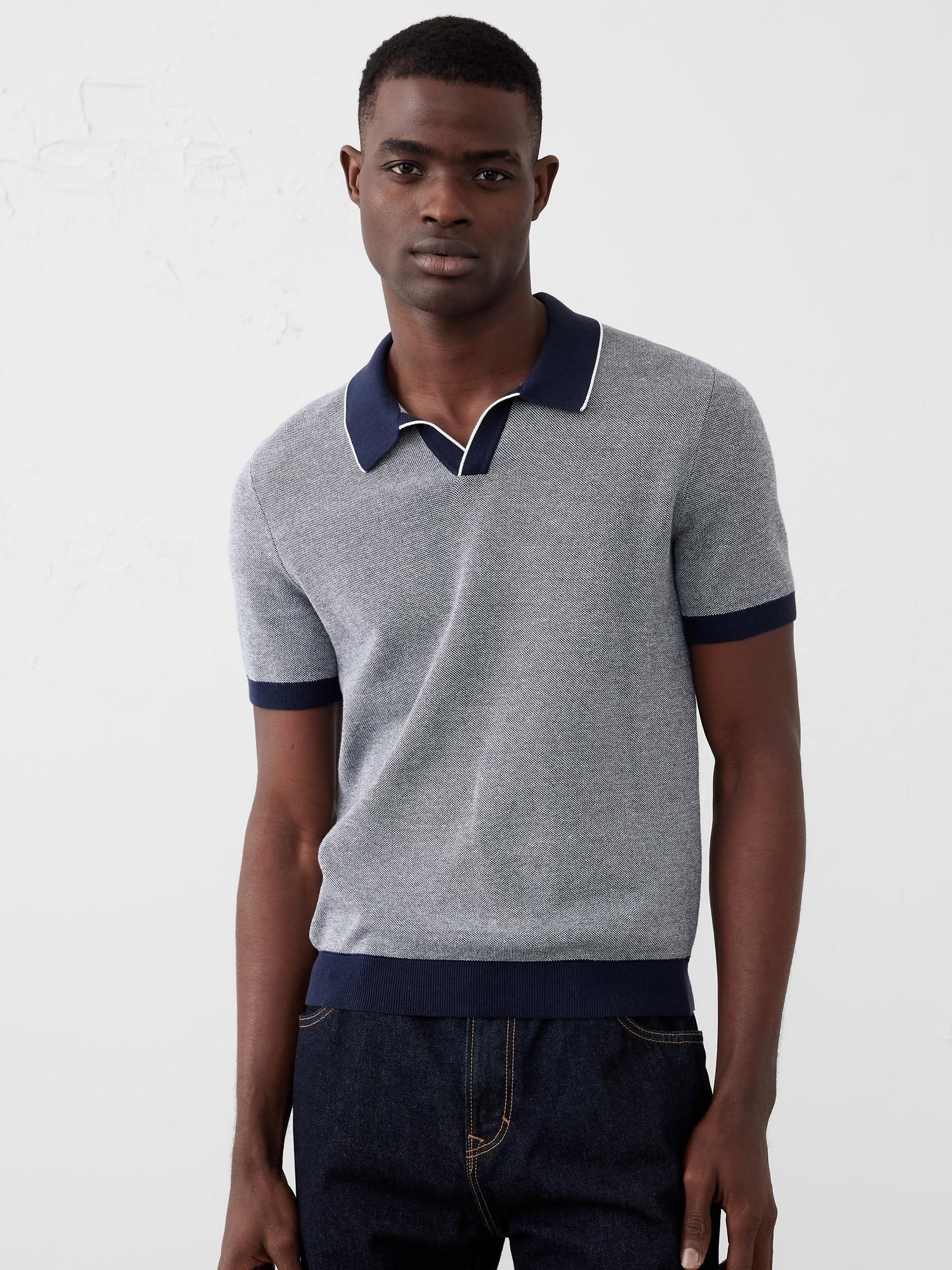 Birdseye Stitch Polo Product Image