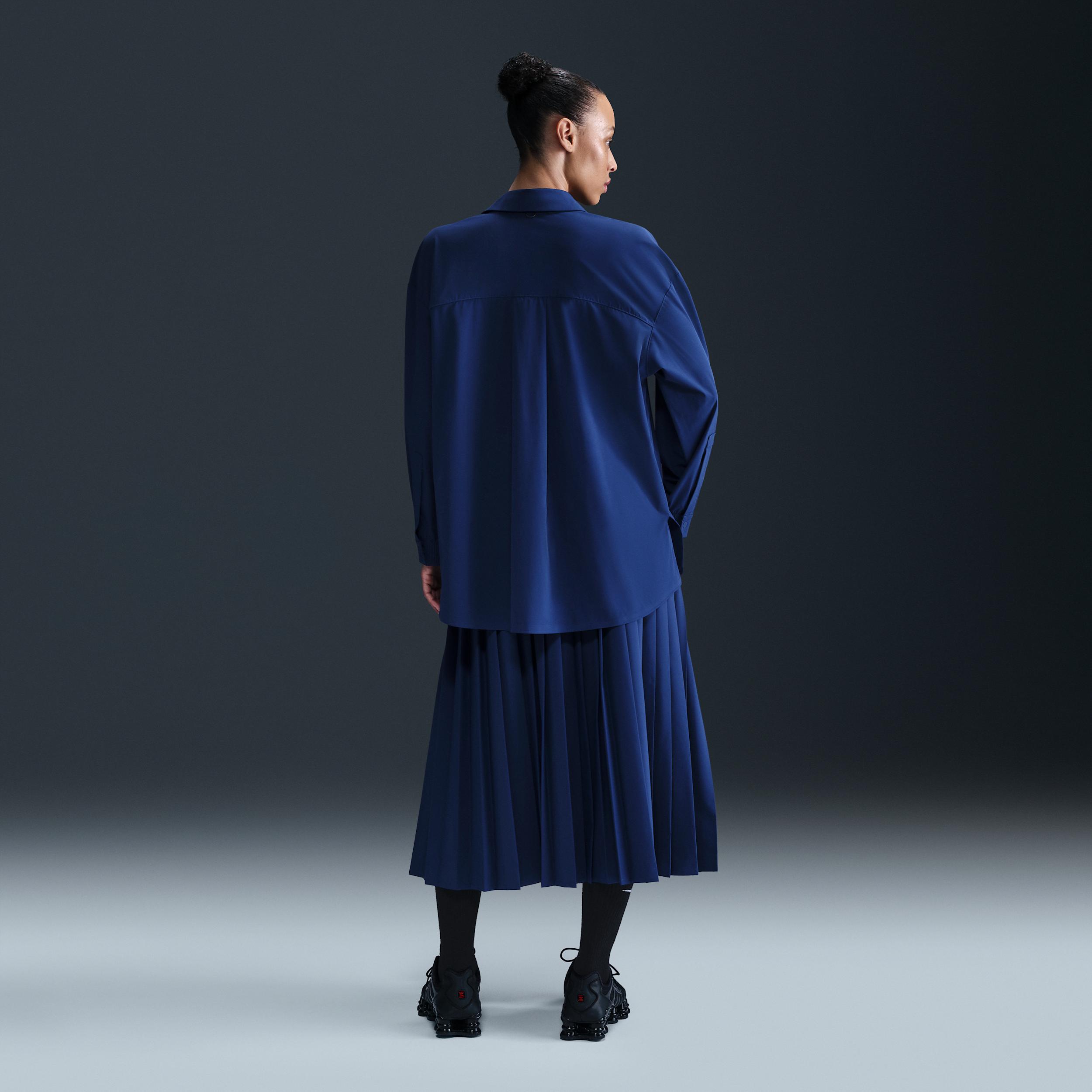 Nike Womens 24.7 PerfectStretch Dri-FIT Oversized Long-Sleeve Shirt | HM8385-455 Product Image