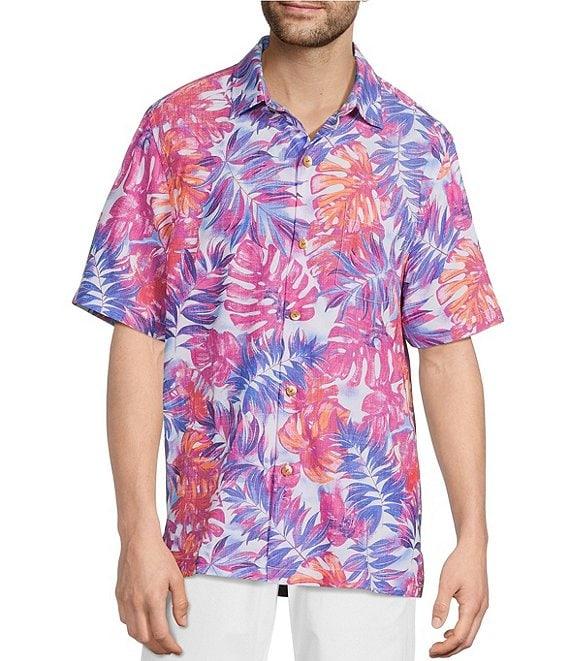 Tommy Bahama Coconut Point Frond Fiesta Short Sleeve Woven Shirt Product Image