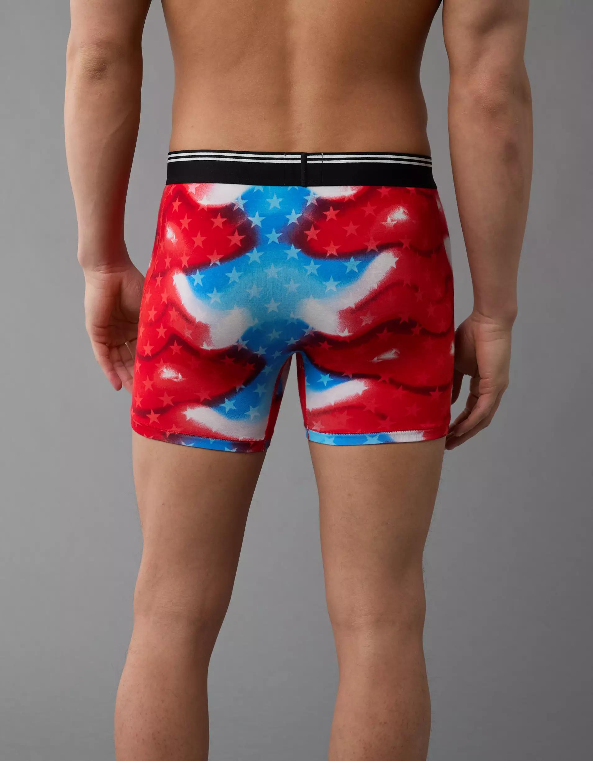 AEO Men's USA 4.5" Ultra Soft Boxer Brief Product Image