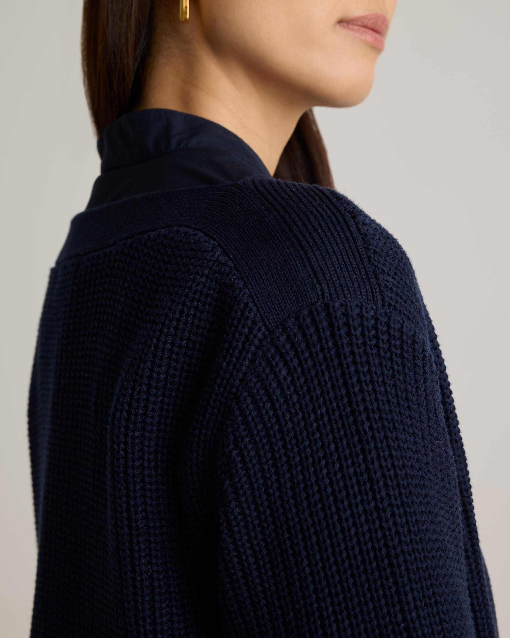 Quince | Women's Fisherman Boatneck Sweater Size XL, Organic Cotton Product Image