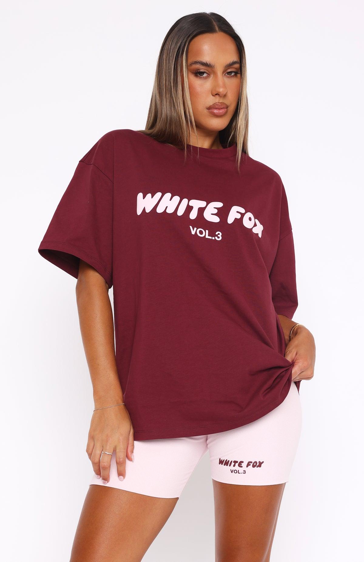 Offstage Oversized Tee Red Velvet Product Image