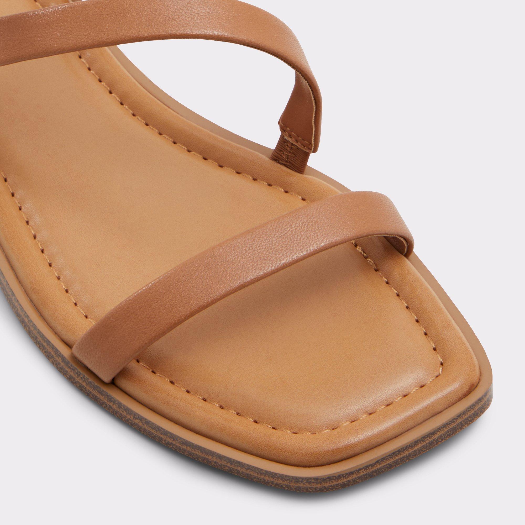 Spinella Medium Brown Women's Flat Sandals | ALDO US Product Image