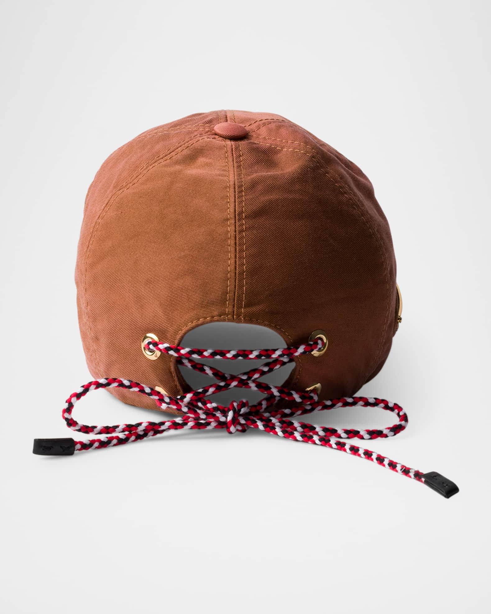 Cotton Drawstring-Tie Baseball Cap Product Image
