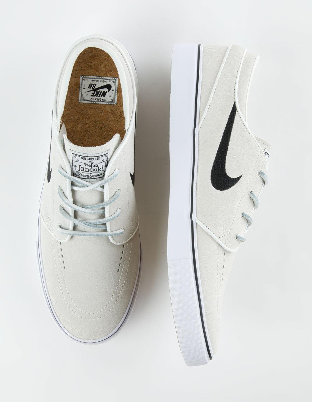 NIKE SB Zoom Janoski OG+ Skate Shoes - WHITE/BLACK Product Image