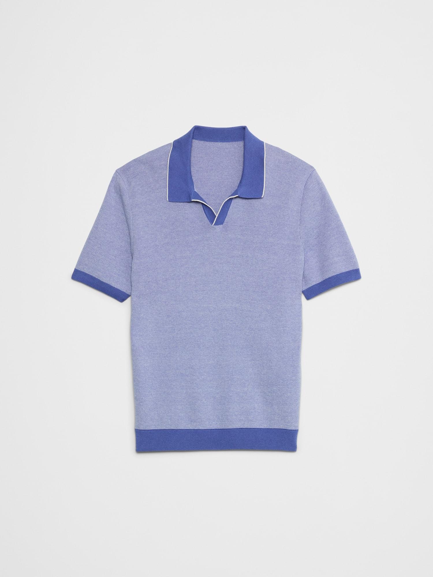 Birdseye Stitch Polo Product Image