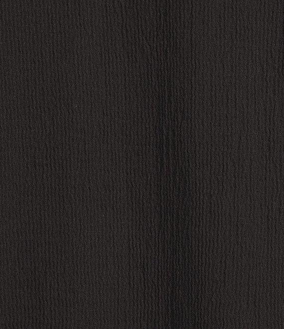 Eileen Fisher Organic Cotton Blend Crinkle Jersey V-Neck Short Sleeve Top Product Image