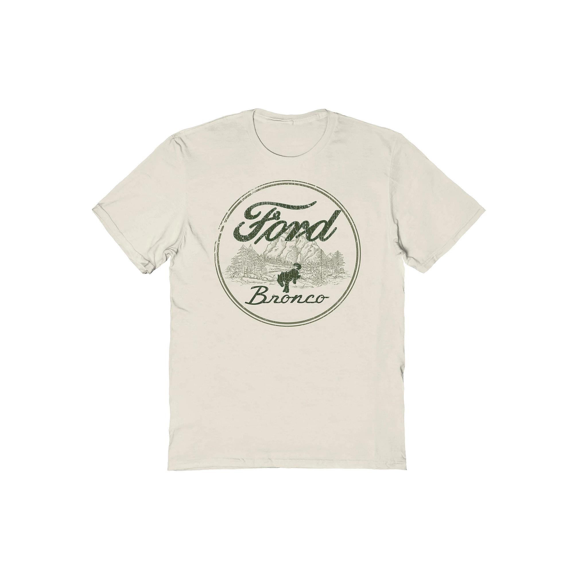 Men's Ford Bronco Graphic Tee, Size: Large, Natural Product Image