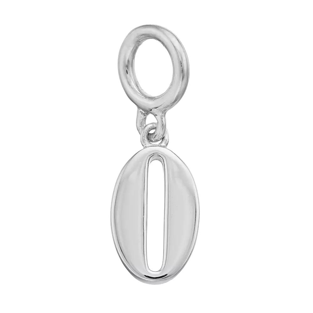 Lavish by TJM Sterling Silver Initial Letter Charm, Women's, Sterling I Product Image