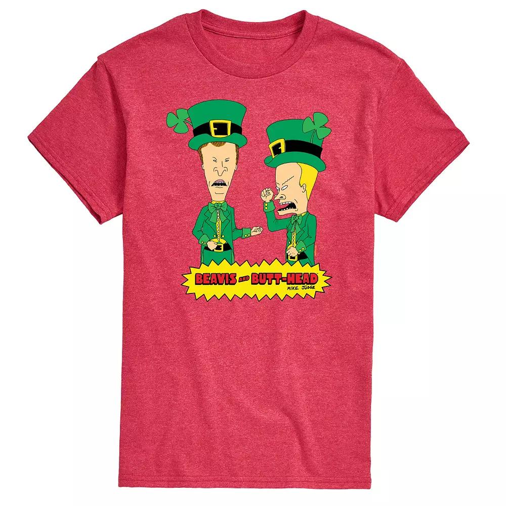 Men's Beavis And Butthead St. Patrick's Day Tee,  Product Image
