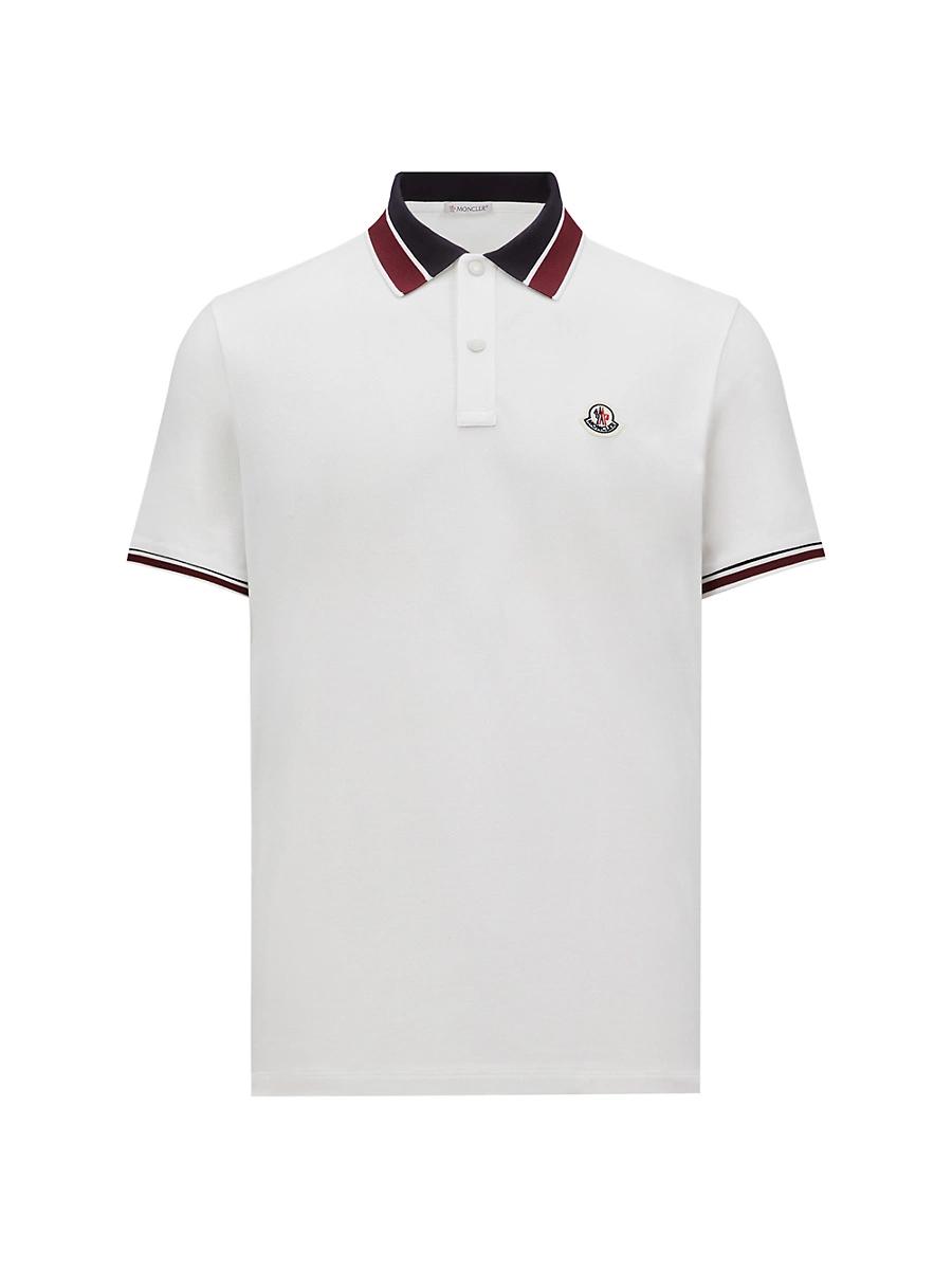 Men's Pique Stripe Polo Shirt Product Image