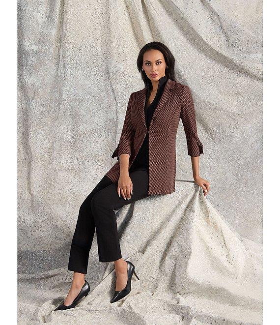 MISOOK Ponte Knit Slim Leg Pants Product Image