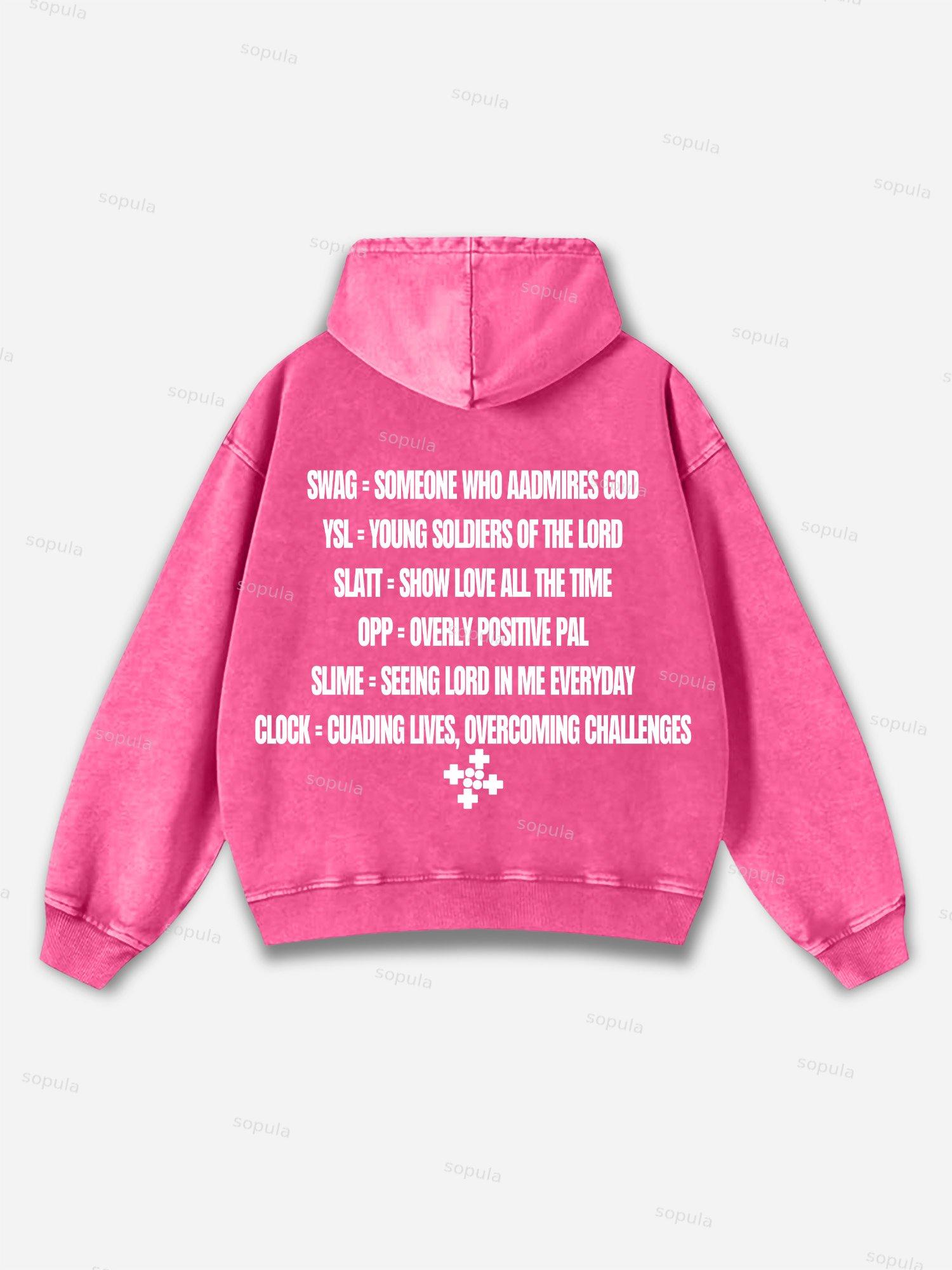 Sopula Vintage Our Lady Of Guadalupe Graphic Acid Washed Oversized Hoodie Product Image