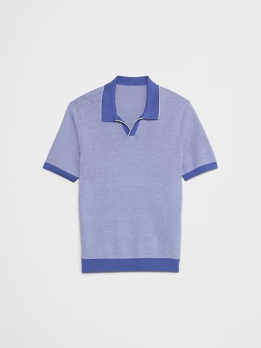 Birdseye Stitch Polo Product Image