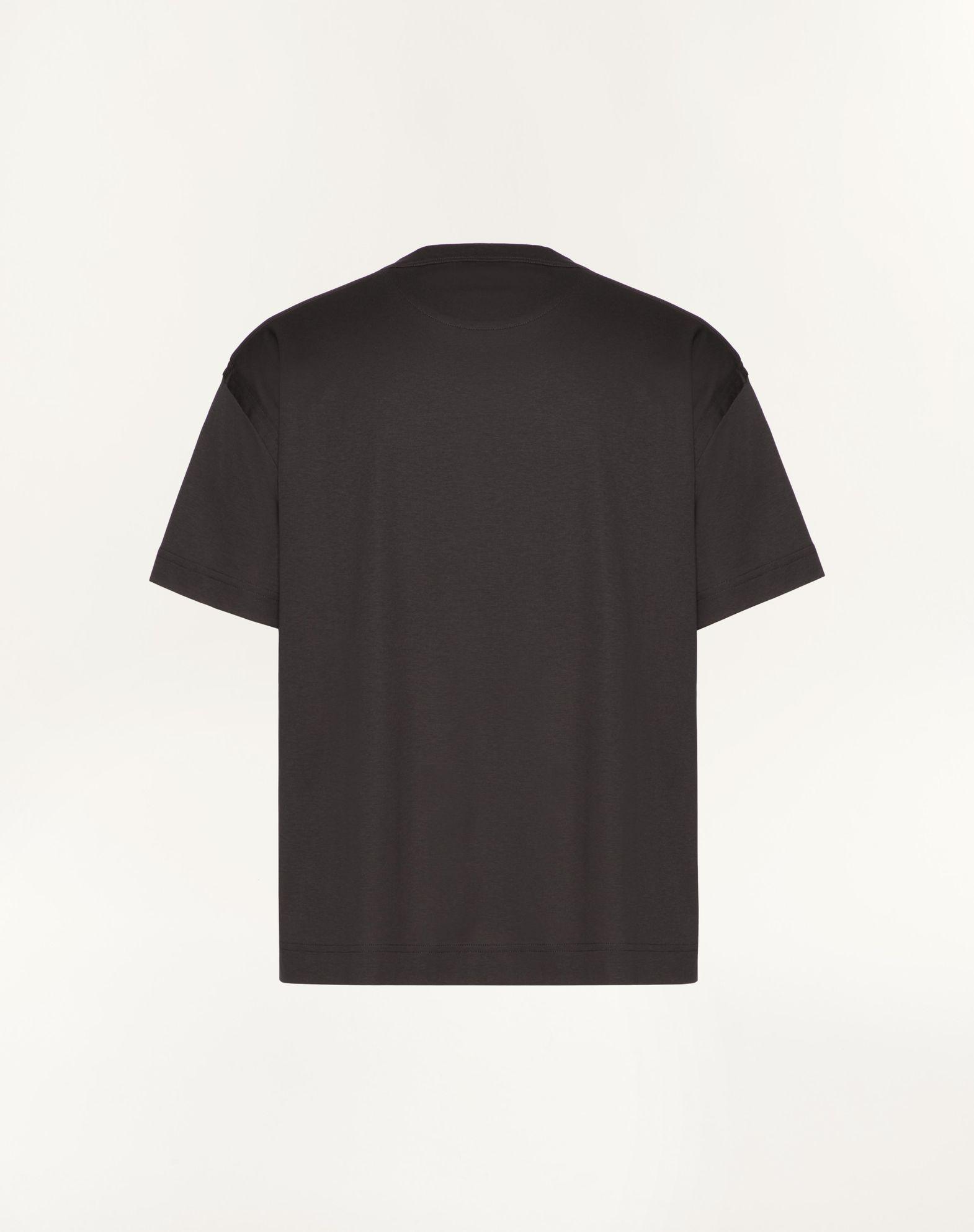 Cotton T-Shirt With Maison Valentino Tailoring Label Product Image